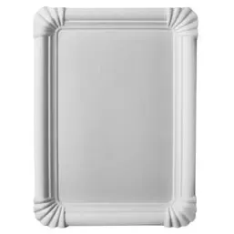 Cardboard Plates "Pure" 165 x 230mm White - Horecavoordeel.com
