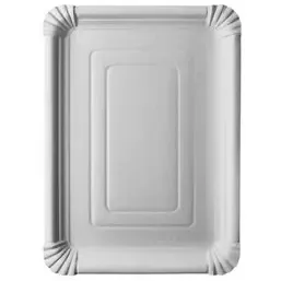 Cardboard Plates "Pure" 240 x 330mm White - Horecavoordeel.com