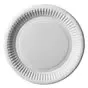 Cardboard Plates Round Ø 200mm White - Horecavoordeel.com