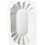 Cardboard Plates "Pure" Ovaal 105 x 200 x 35mm White - Horecavoordeel.com
