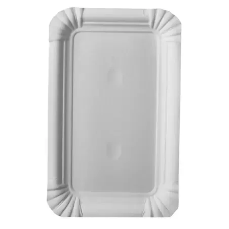 Cardboard Plates "Pure" 100 x 160mm White - Horecavoordeel.com