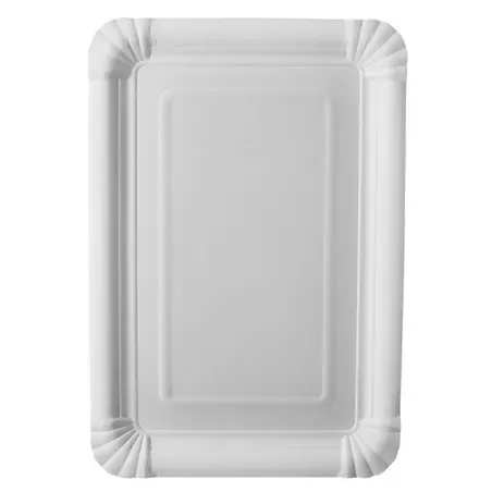 Cardboard Plates "Pure" 165 x 230mm White - Horecavoordeel.com