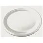 Plates made of Sugarcane "Pure" Oval 260 x 200 x 20mm White