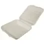 Menu Box  Sugarcane "Pure" 1-compt. White 255 x 255 x 80mm - Horecavoordeel.com