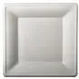 Plates made of Sugarcane "Pure" square 260 x 260mm White - Horecavoordeel.com