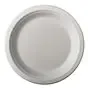 Plates made of Sugarcane "Pure" 1-compt. Ø 180 x 20mm White - Horecavoordeel.com