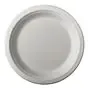 Plates made of Sugarcane "Pure" 1-compt. Ø 180 20mm White - Horecavoordeel.com