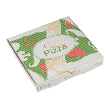Pizza Box Cellulose "Pure" 20 x 20 x 3cm - Horecavoordeel.com