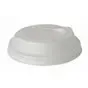 Lids C-PLA "Pure" Round Ø 80mm White - Horecavoordeel.com