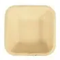 Trays made of Palm Leaf "Pure" Rectangular ml 100 x 100 x 30mm - Horecavoordeel.com