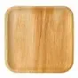 Plates made of Palmleaf "Pure" Rectangular 255 x 255 x 15mm - Horecavoordeel.com