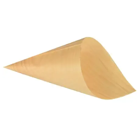 Amuse Cone made of Wood "Pure" Ø 12,5cm 24cm - Horecavoordeel.com