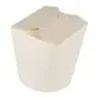 Pasta Box Cardboard "Pure" 750ml 10cm x 10cm x 8,5cm White - Horecavoordeel.com