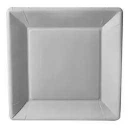 Cardboard Plates "Pure" Rectangular 225 x 225 x 18mm White - Horecavoordeel.com