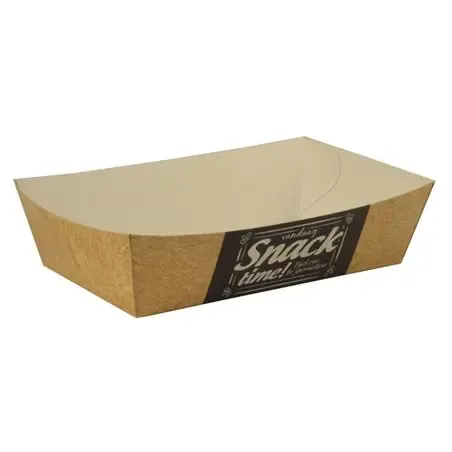 Snack Box A9 Cardboard  "Good Food"  120 x 70 x 35mm  - Horecavoordeel.com