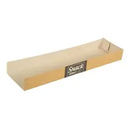 Panini Slide Snack Box Cardboard "Good Food" 285 x 75 x 30mm - Horecavoordeel.com