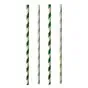 Paper Straws "Pure" Ø 6mm x 20cm Colour variables "Stripes"
