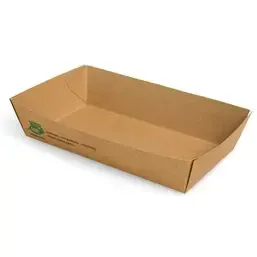 Snack Box A14 Cardboard  "100% FAIR" 155 x 85 x 35mm - Horecavoordeel.com
