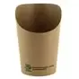 Scoop Container Wrap Cups 8oz ""100% FAIR"" 230ml  80 x 60 x 113mm - Horecavoordeel.com