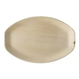 Serving Trays made of Palm Leaf "Pure" Oval 37cm x 25cm x 3cm - Horecavoordeel.com