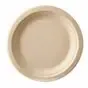 Plates made of Sugarcane "Pure" 1-compt. Ø 150 x 20mm Natural - Horecavoordeel.com