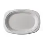 Plates made of Sugarcane "Pure" Oval 230 x 160 x 20mm White - Horecavoordeel.com