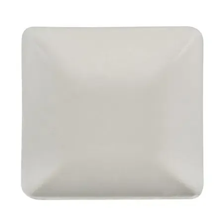 Amuse Trays made of Sugarcane  "Pure" Rectangular 6,5cm x 6,5cm White - Horecavoordeel.com