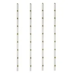 Paper Straws "Pure" Ø 6mm x 20cm "Stars" - Horecavoordeel.com