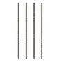 Paper Straws "Pure" Ø 6mm x 20cm Black White "Zig-Zag" - Horecavoordeel.com
