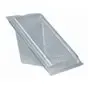 Sandwichbox  PLA with Hinged Lid "Pure" Rectangular 90 x 111 x 190mm Transparent large - Horecavoordeel.com