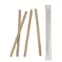 Stirring Sticks Wood "Pure" 11cm x 5mm Packed individually - Horecavoordeel.com