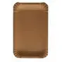 Cardboard Plates "Pure" Rectangular 100 x 160mm Brown - Horecavoordeel.com