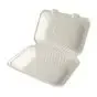 Menu Box  Sugarcane "Pure" 1-compt. White 230 x 155 x 79mm - Horecavoordeel.com