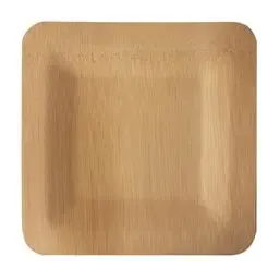 Plates made of Bamboe "Pure" Rectangular 15 x 180 x 180mm - Horecavoordeel.com