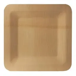 Plates made of Bamboe "Pure" Rectangular 15 x 255 x 255mm - Horecavoordeel.com