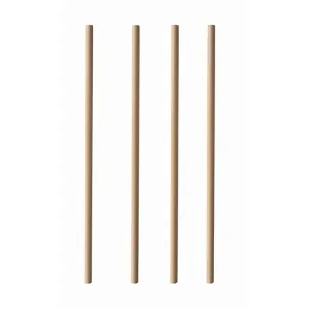 Paper Straws "Pure" Ø 6 x 200mm Brown - Horecavoordeel.com