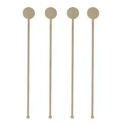 Stirring Sticks Bamboo "Pure" 180mm "Coin" - Horecavoordeel.com