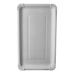 Cardboard Plates "Pure" 180 x 330mm White - Horecavoordeel.com