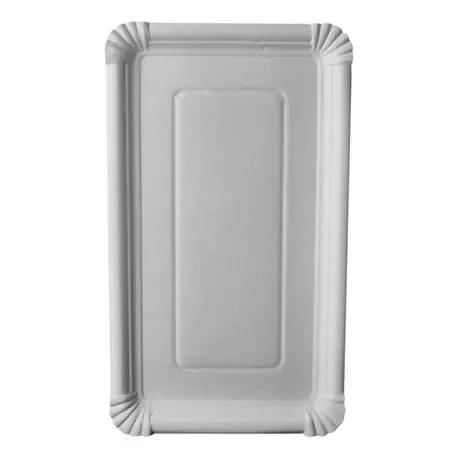 Cardboard Plates "Pure" 180 x 330mm White - Horecavoordeel.com
