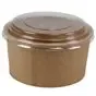 Salad bowl Kraft 1000ml 34oz Brown