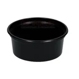 Sauce cup 80cc Round 70,3x40mm Black  - Horecavoordeel.com