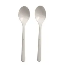 Coffee Spoons White "Bio PP" Extra Sturdy 130mm