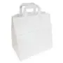Carrier Bags Paper White 260 x 170 x 250mm -Horecavoordeel.com-