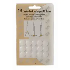 Candlestick stickers from Wax White Ø 15mm -Horecavoordeel.com-