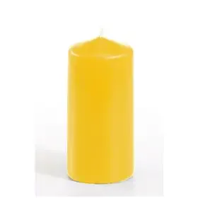 Pillar candles Golden yellow Ø 50 x 100mm -Horecavoordeel.com-