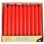 Table candles Red Ø 21 x 196mm -Horecavoordeel.com-