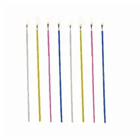 Spaghetti candles Colors Assortment Ø 3 x 165mm -Horecavoordeel.com-