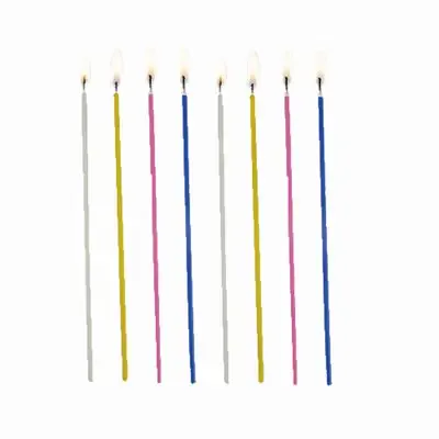 Spaghetti candles Colors Assortment Ø 3 x 165mm -Horecavoordeel.com-