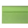Tablecloth Paper Roll Olive Green With Damask Print 8 x 1.2 meters -Horecavoordeel.com-