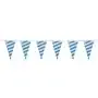 Pennant Garland Foil "Bavarian Blue" Water Resistant 4 Meters -Horecavoordeel.com-